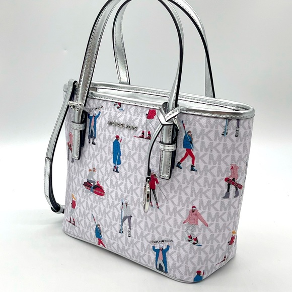 Michael Kors Xsmall JST Top Zip Tote Bag - Picture 3 of 11